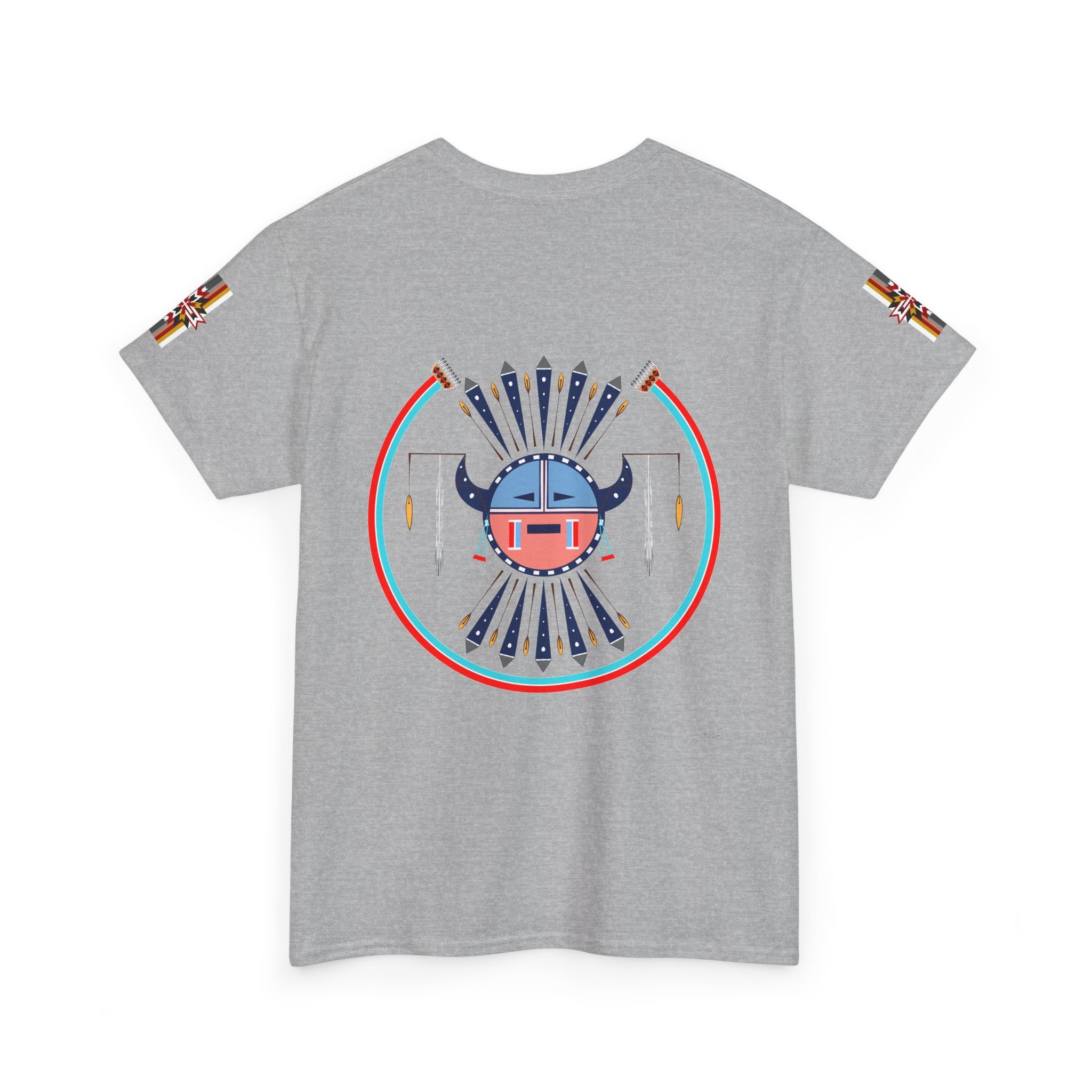 Navajo Moon Crest Tee — Retro Tribal Graphic T-Shirt