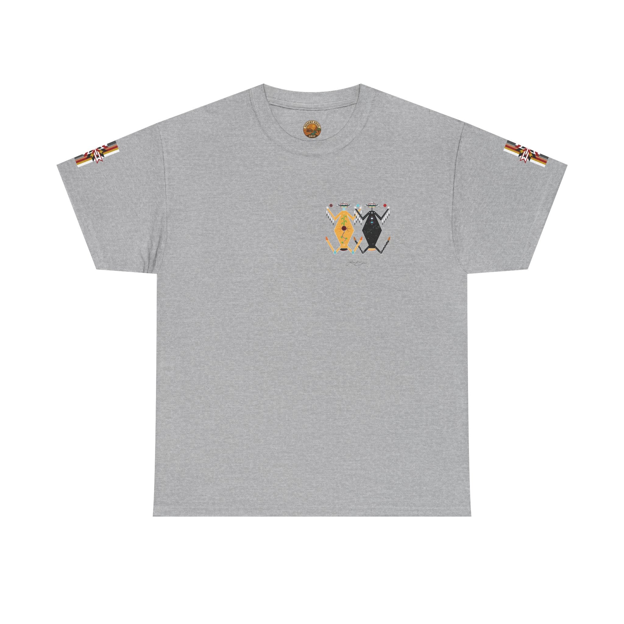 Native Rhythm Tee — Mother Earth & Father Sky Tribal Dance Graphic