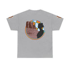 Monument Valley Desert Silhouette Tee — Retro Southwestern Sunset Graphic T-Shirt