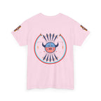 Navajo Moon Crest Tee — Retro Tribal Graphic T-Shirt