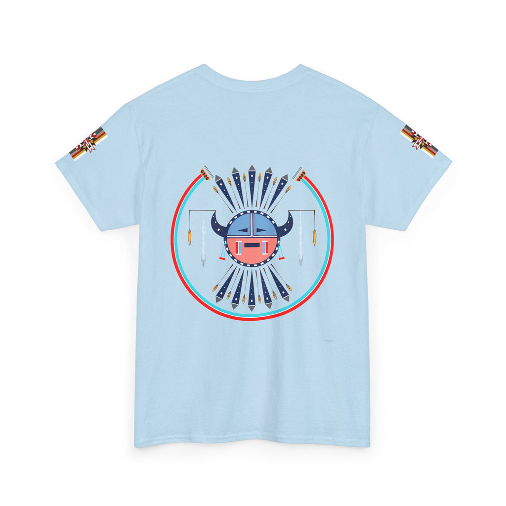 Navajo Moon Crest Tee — Retro Tribal Graphic T-Shirt