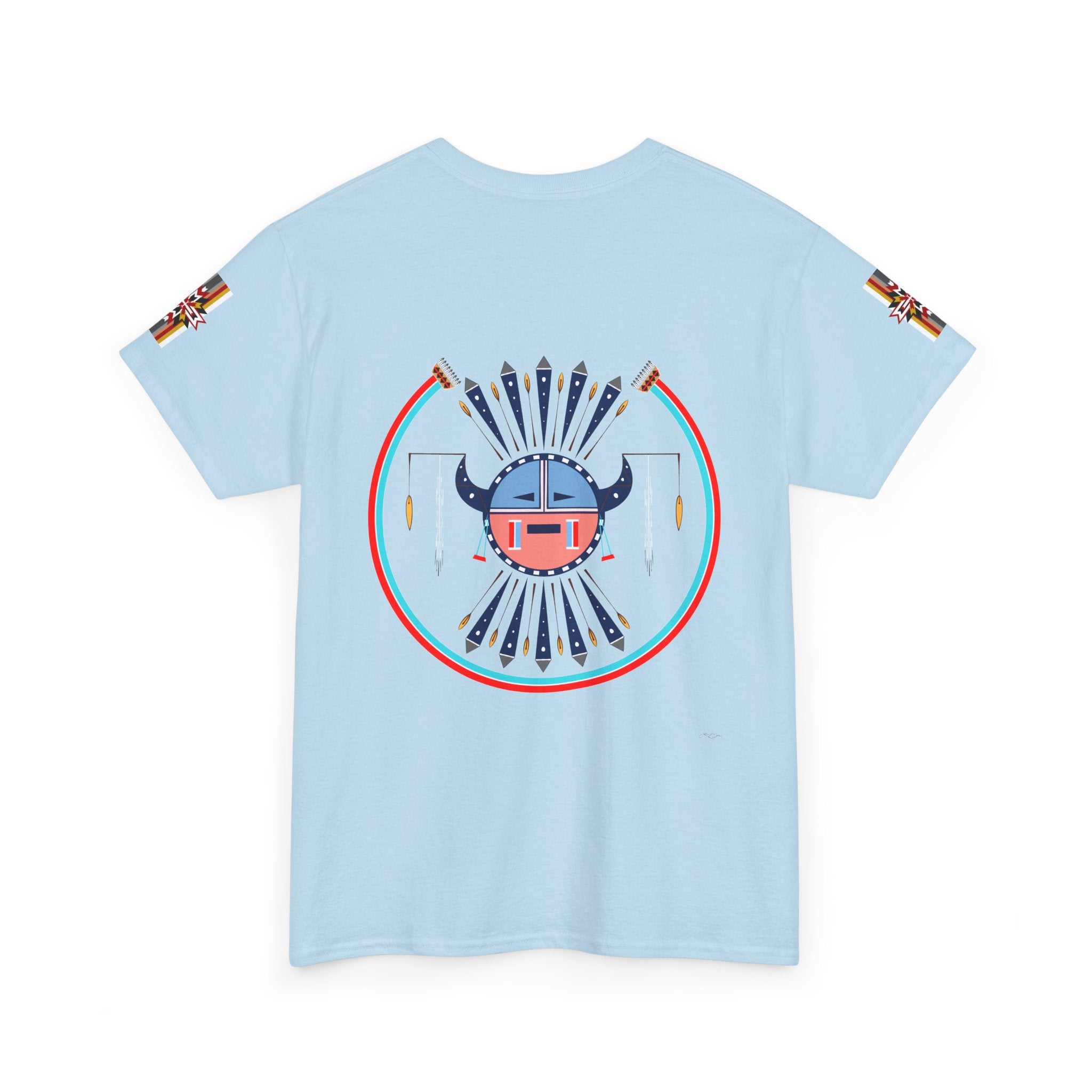 Navajo Moon Crest Tee — Retro Tribal Graphic T-Shirt