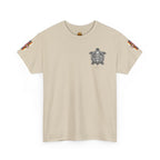 Turtle Graphic Tee — Colorful Tribal Turtle Shell Design