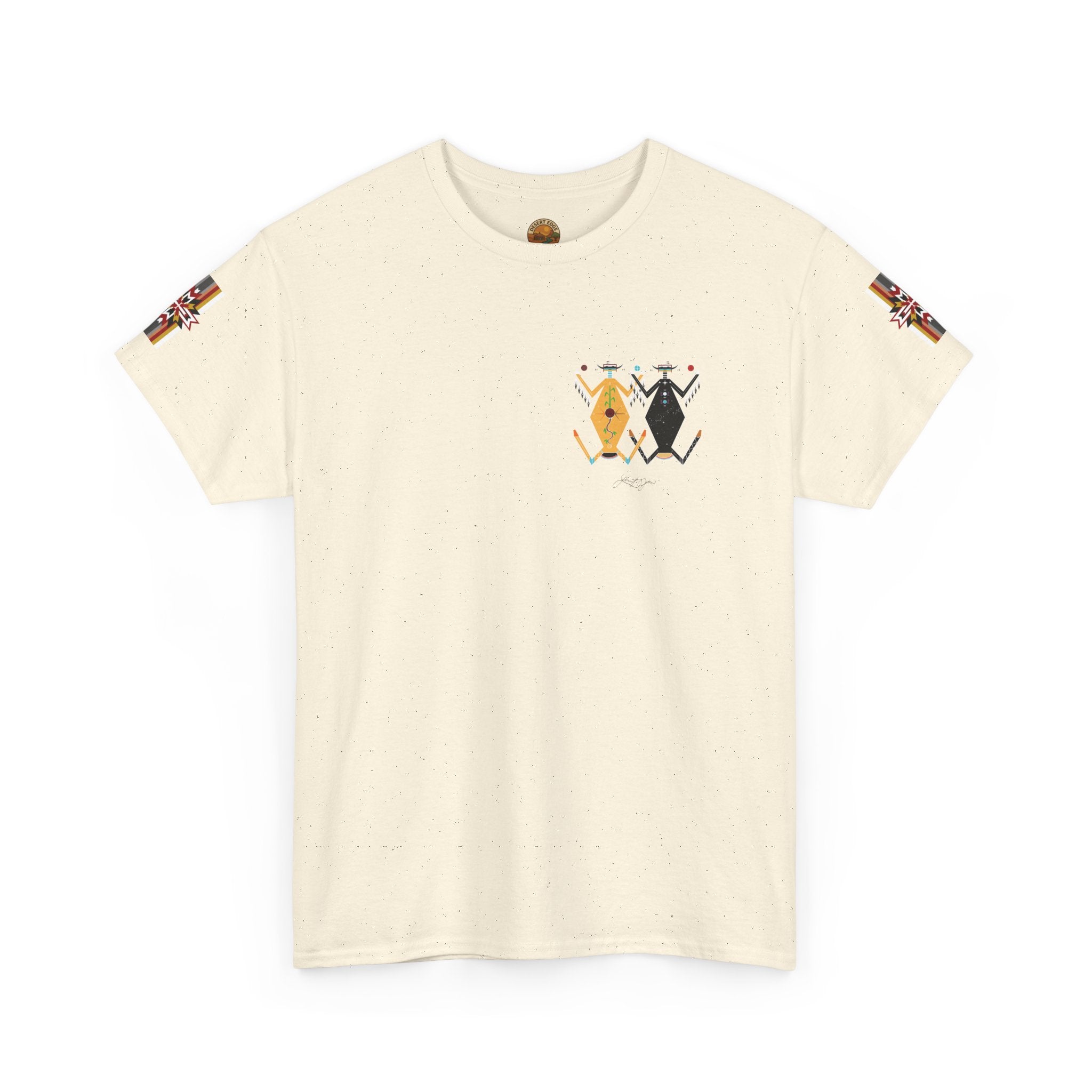 Native Rhythm Tee — Mother Earth & Father Sky Tribal Dance Graphic