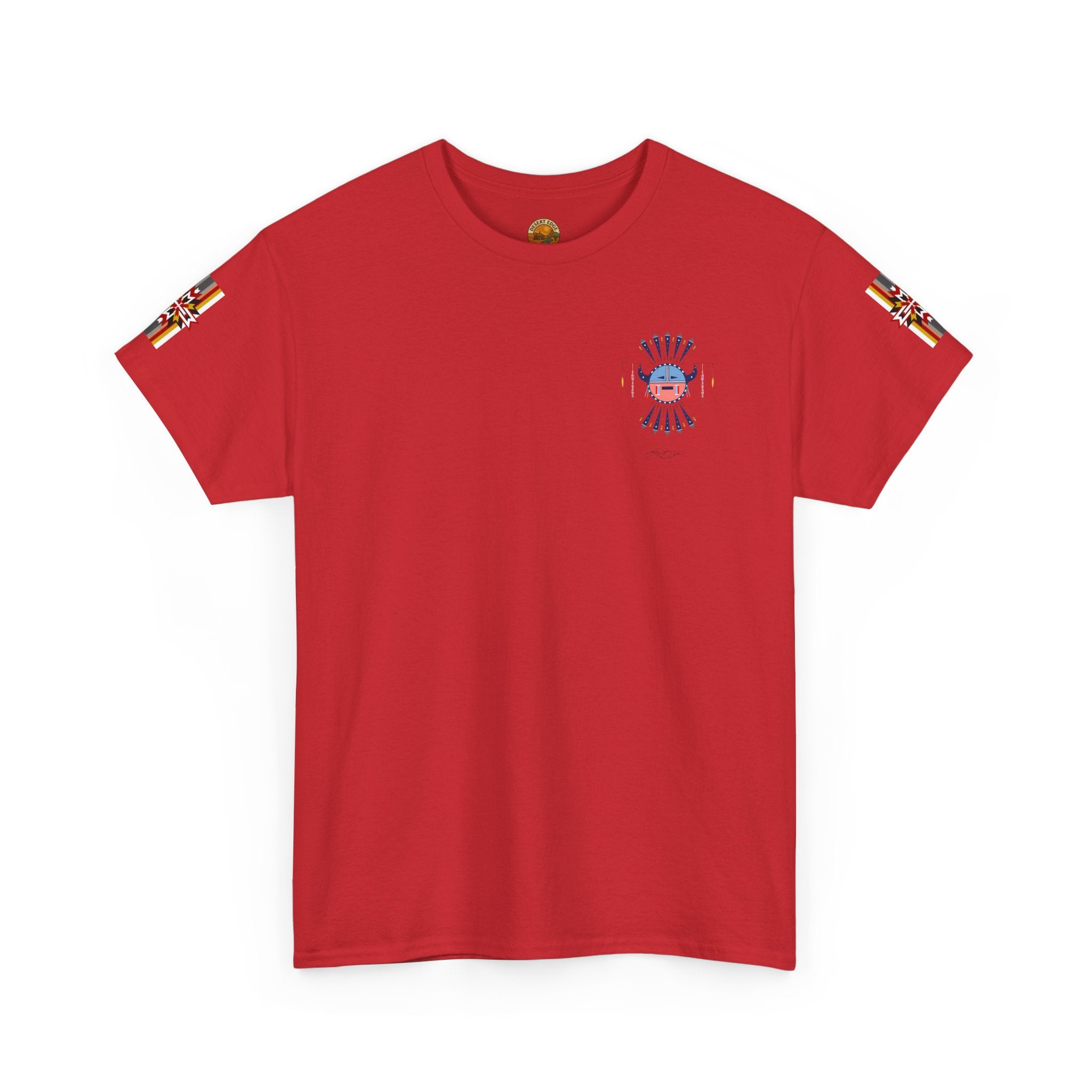 Navajo Moon Crest Tee — Retro Tribal Graphic T-Shirt