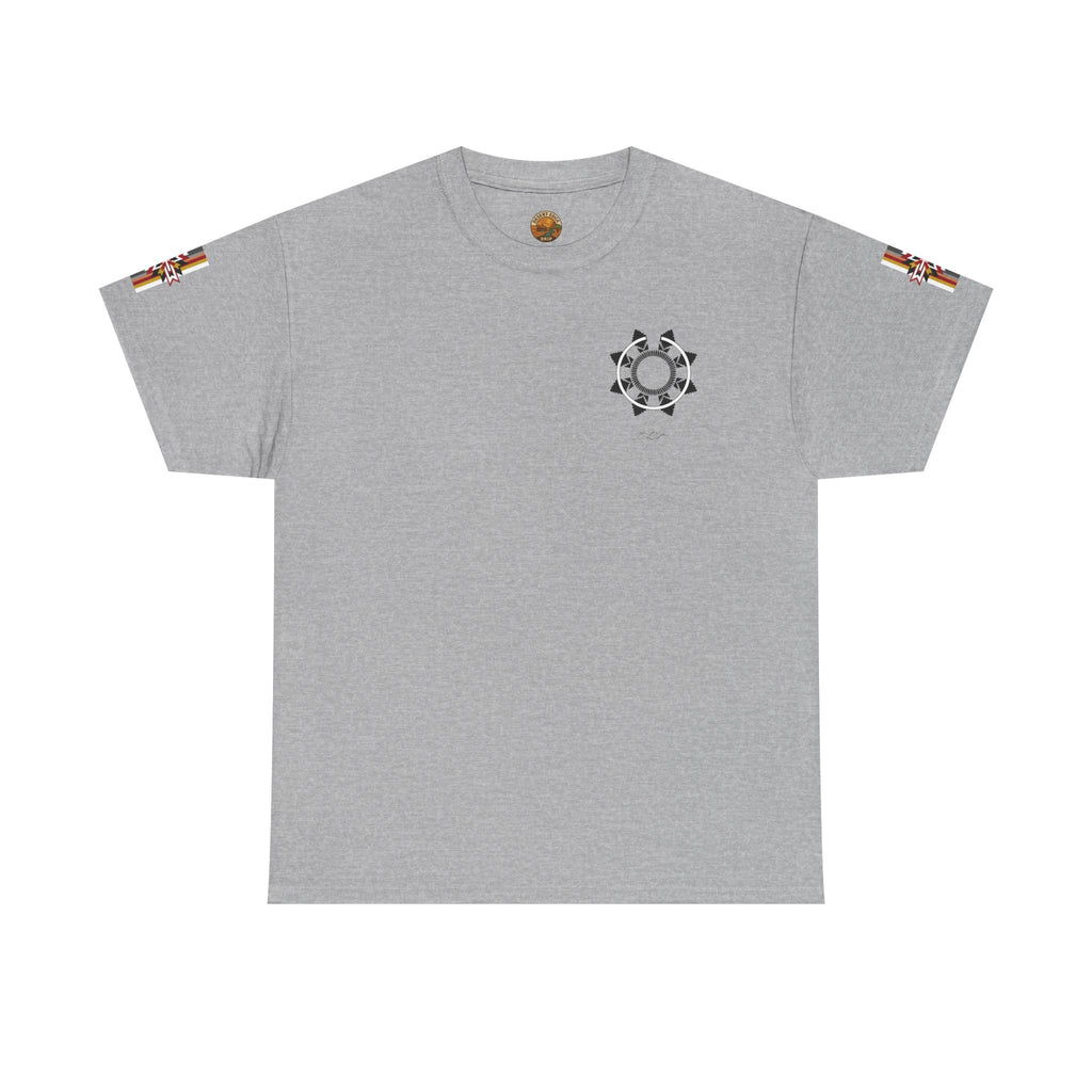 Monument Valley Desert Silhouette Tee — Retro Southwestern Sunset Graphic T-Shirt
