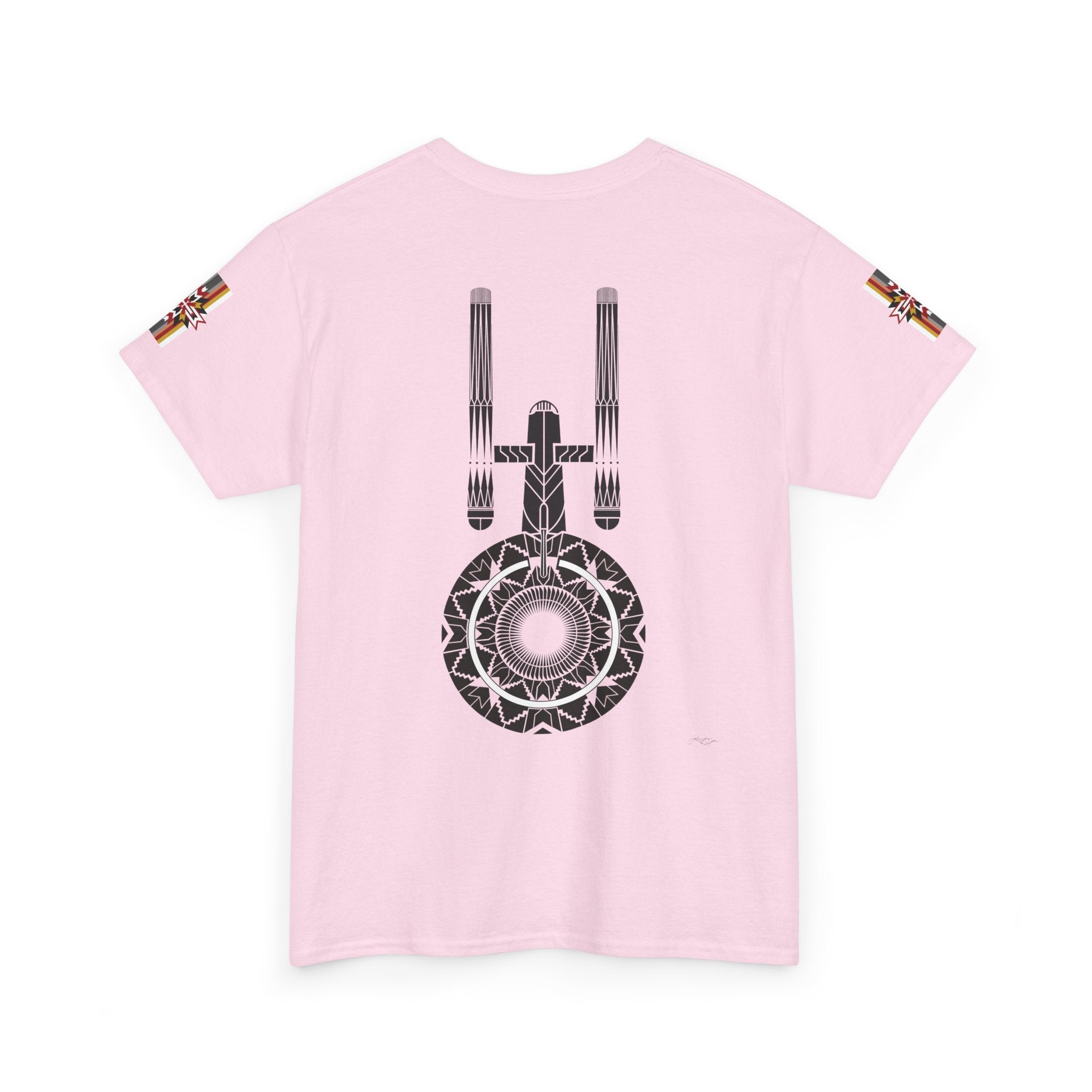 ST Starship Mandala Tee — Geometric Star Trek–Inspired Graphic T-Shirt