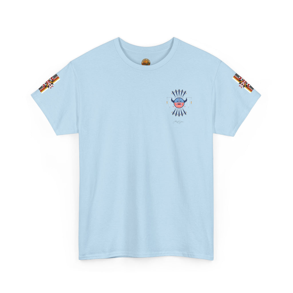 Navajo Moon Crest Tee — Retro Tribal Graphic T-Shirt