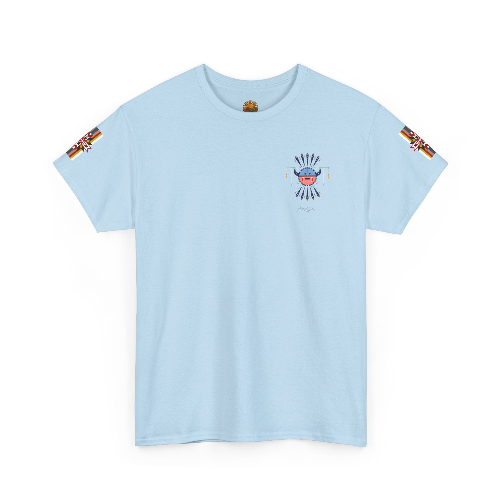 Navajo Moon Crest Tee — Retro Tribal Graphic T-Shirt