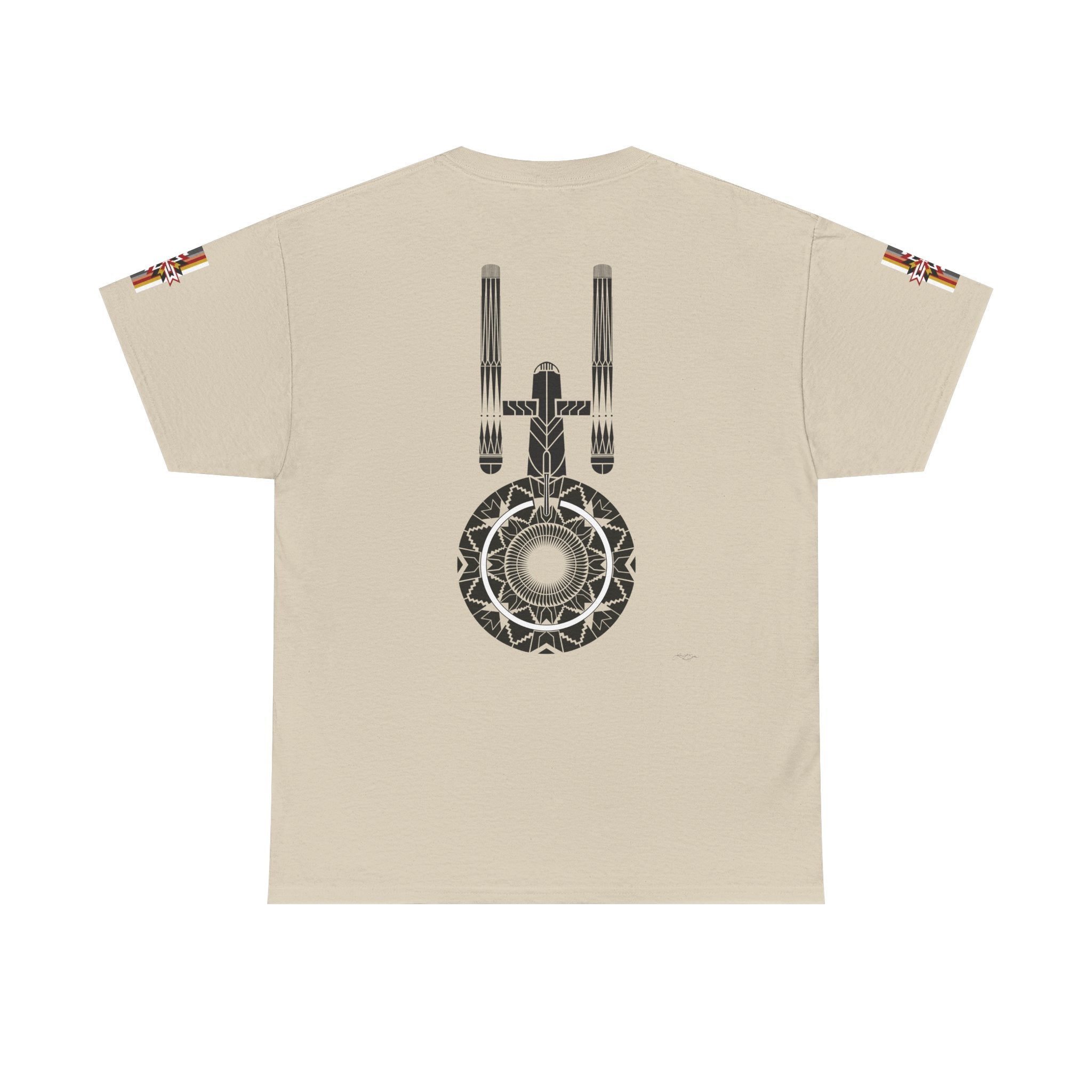 ST Starship Mandala Tee — Geometric Star Trek–Inspired Graphic T-Shirt