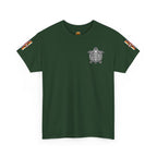 Turtle Graphic Tee — Colorful Tribal Turtle Shell Design
