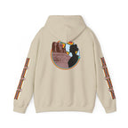 Monument Valley Desert Sunrise Hoodie — Southwestern Retro Landscape Sweatshirt