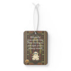 Sheep Pun Car Air Freshener — Humorous Navajo-Inspired Scent Tag
