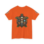 Turtle Graphic Tee — Colorful Tribal Turtle Shell Design