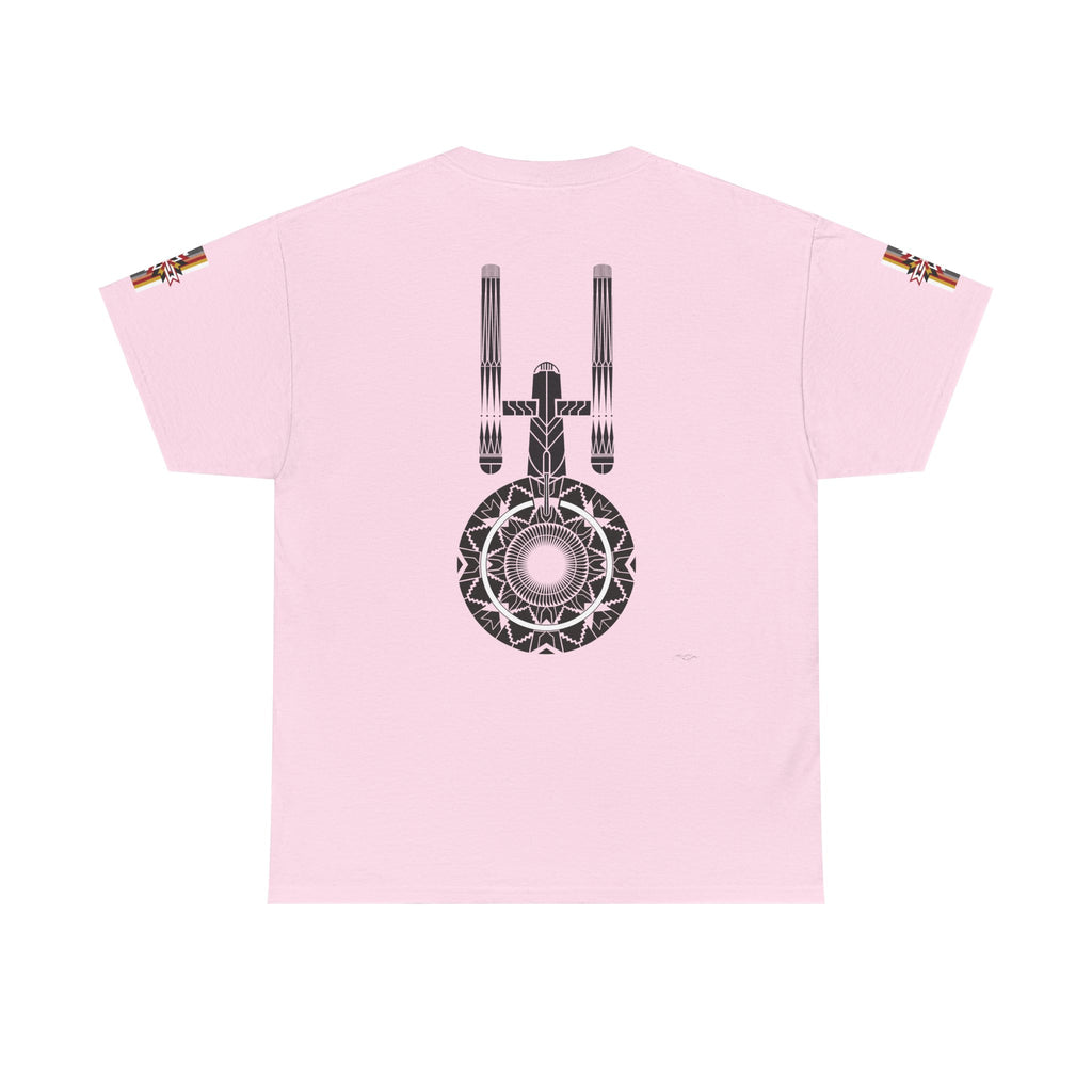 ST Starship Mandala Tee — Geometric Star Trek–Inspired Graphic T-Shirt