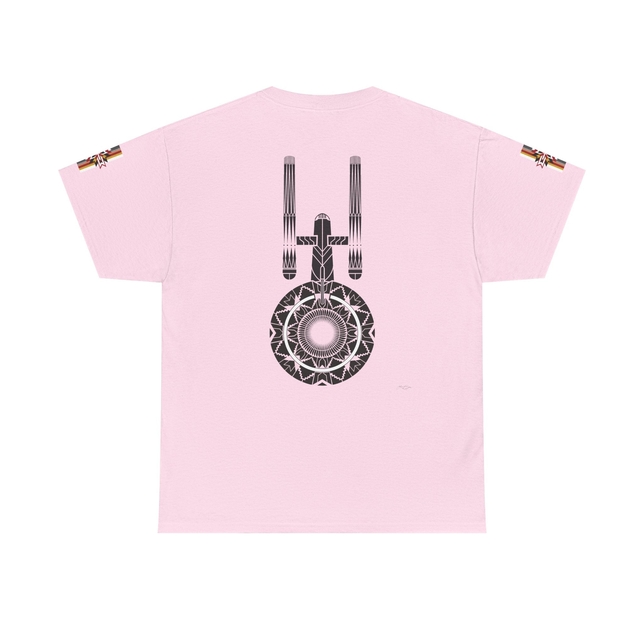 ST Starship Mandala Tee — Geometric Star Trek–Inspired Graphic T-Shirt