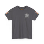 Turtle Graphic Tee — Colorful Tribal Turtle Shell Design