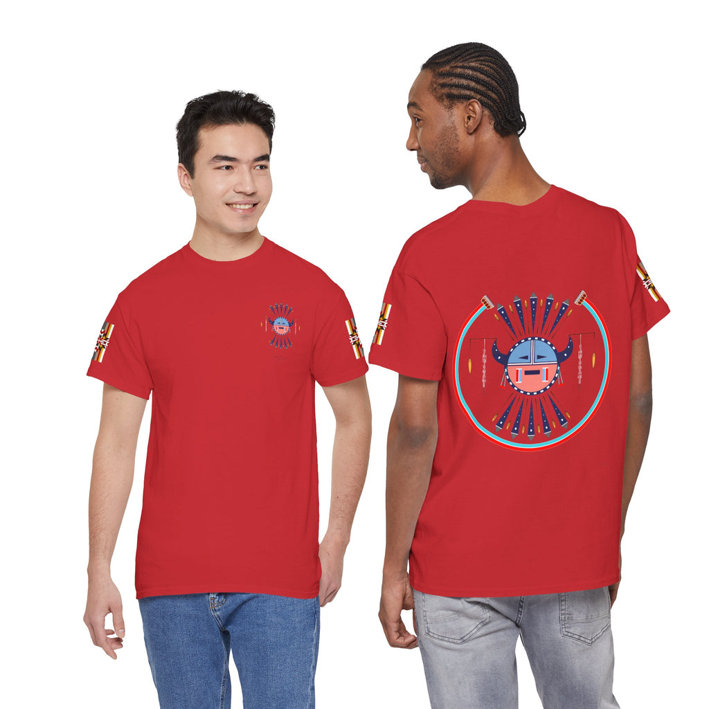 Navajo Moon Crest Tee — Retro Tribal Graphic T-Shirt