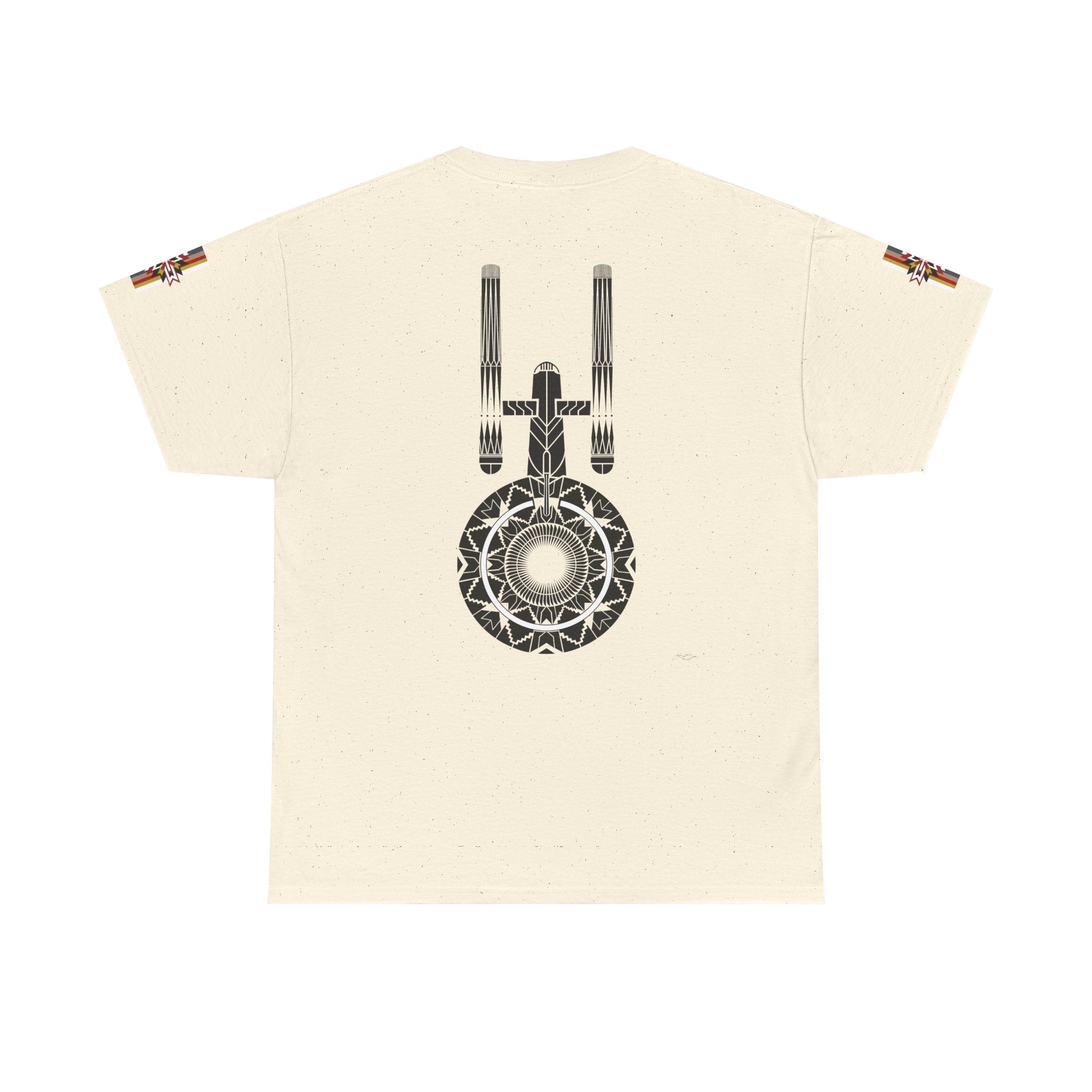 ST Starship Mandala Tee — Geometric Star Trek–Inspired Graphic T-Shirt