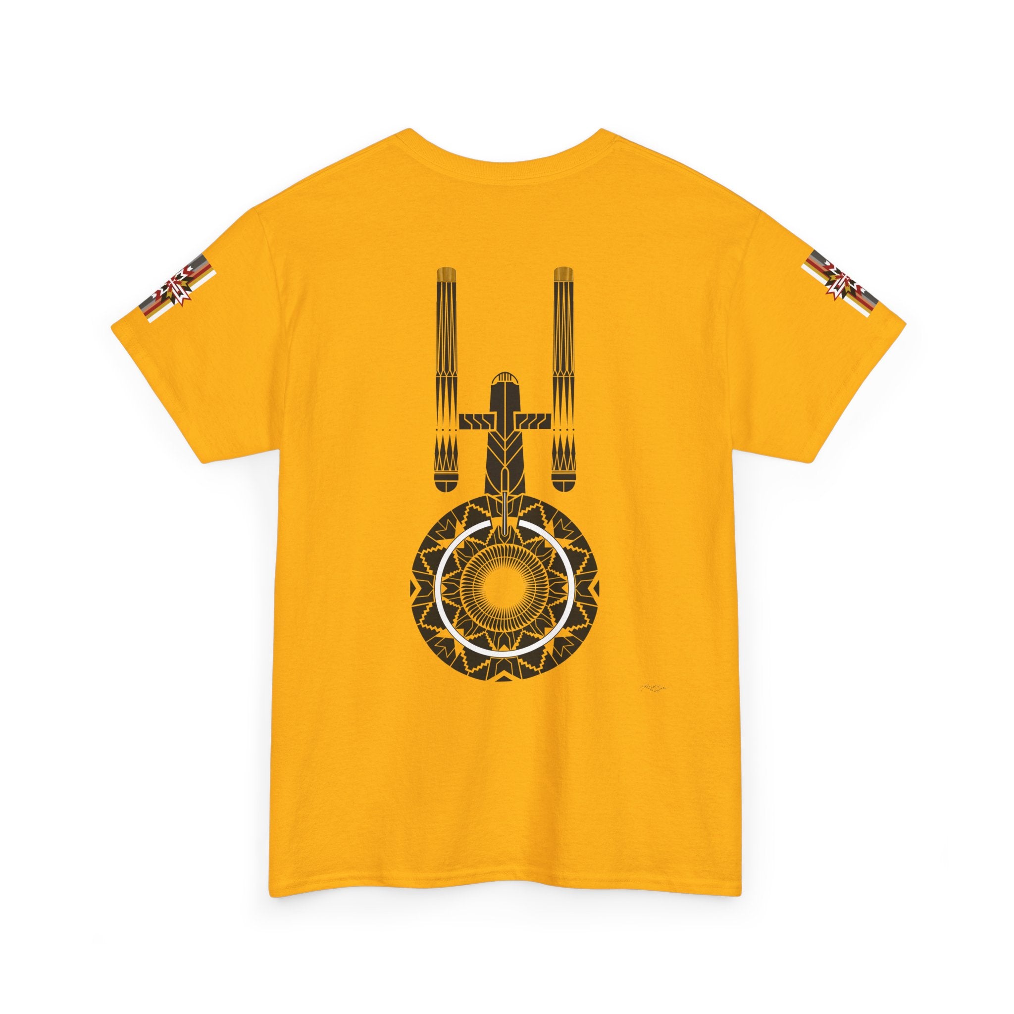 ST Starship Mandala Tee — Geometric Star Trek–Inspired Graphic T-Shirt