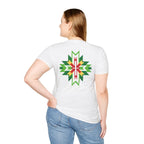 Native Star Graphic T-Shirt — "Daan Spring" Colorful Tribal Design