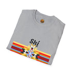 Native Star Graphic T-Shirt — "Shį́ Summer" Colorful Tribal Design