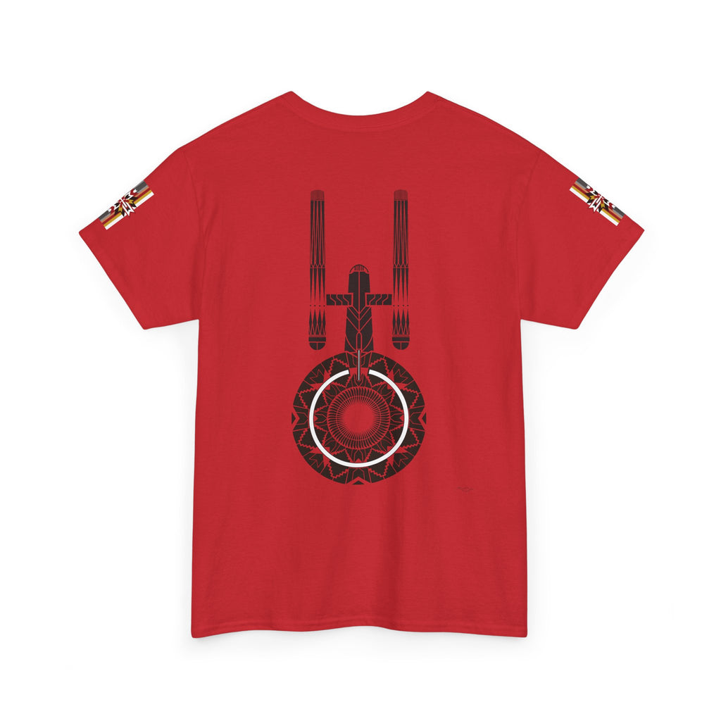 ST Starship Mandala Tee — Geometric Star Trek–Inspired Graphic T-Shirt