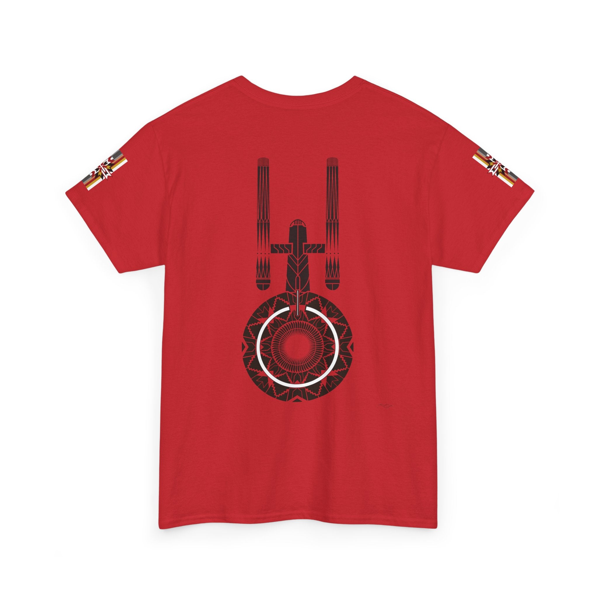ST Starship Mandala Tee — Geometric Star Trek–Inspired Graphic T-Shirt