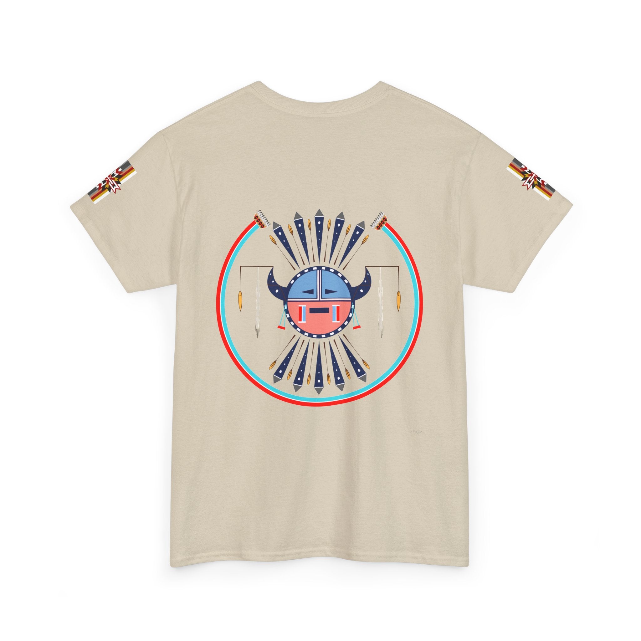 Navajo Moon Crest Tee — Retro Tribal Graphic T-Shirt