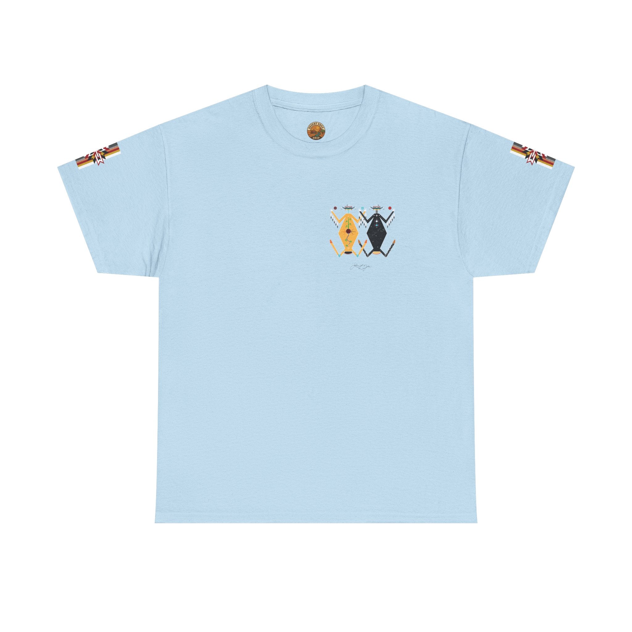 Native Rhythm Tee — Mother Earth & Father Sky Tribal Dance Graphic