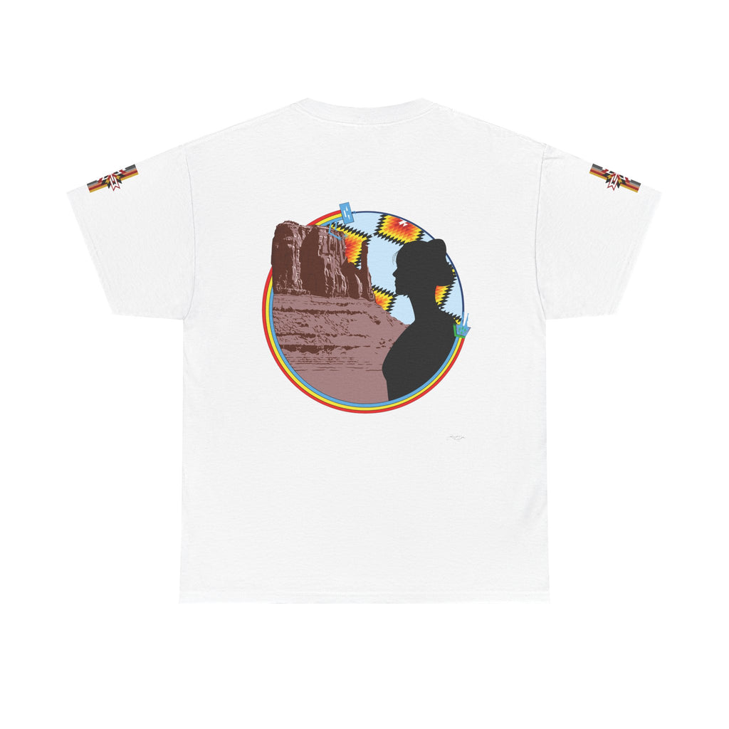 Monument Valley Desert Silhouette Tee — Retro Southwestern Sunset Graphic T-Shirt
