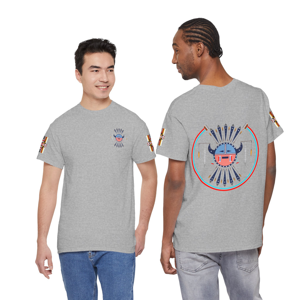 Navajo Moon Crest Tee — Retro Tribal Graphic T-Shirt