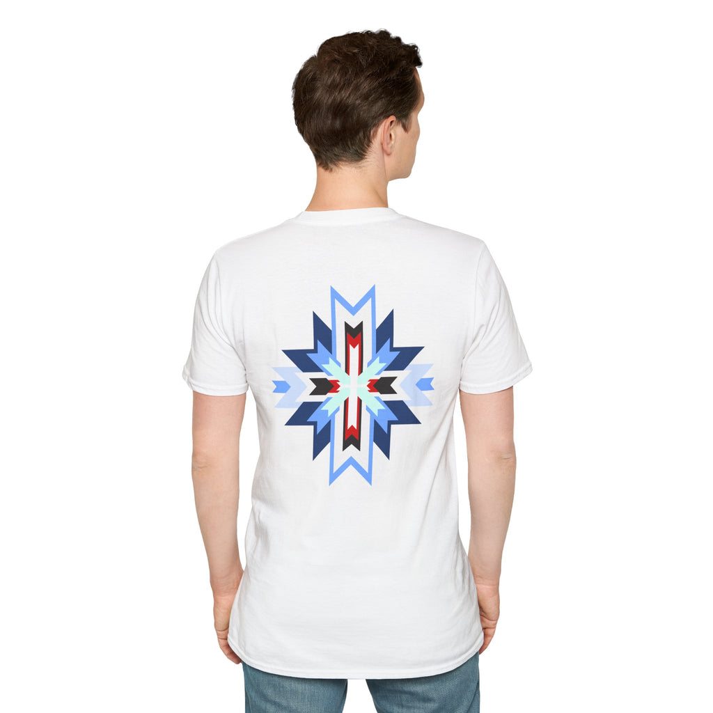 Hai Winter Graphic T-Shirt — Blue Native Star Design