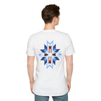 Hai Winter Graphic T-Shirt — Blue Native Star Design