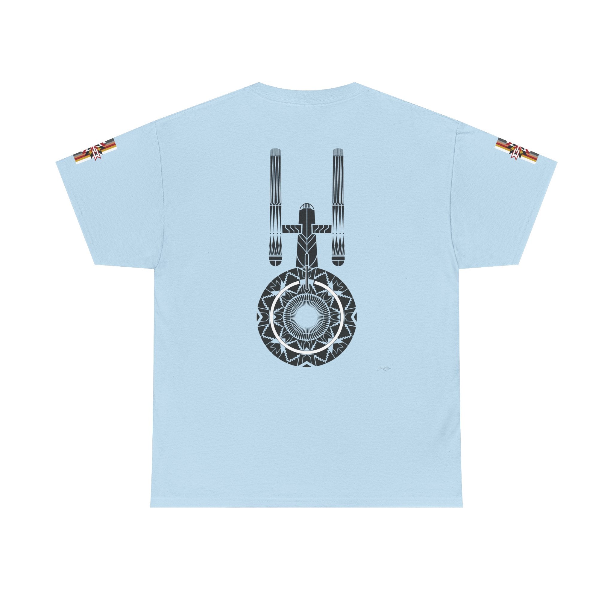 ST Starship Mandala Tee — Geometric Star Trek–Inspired Graphic T-Shirt