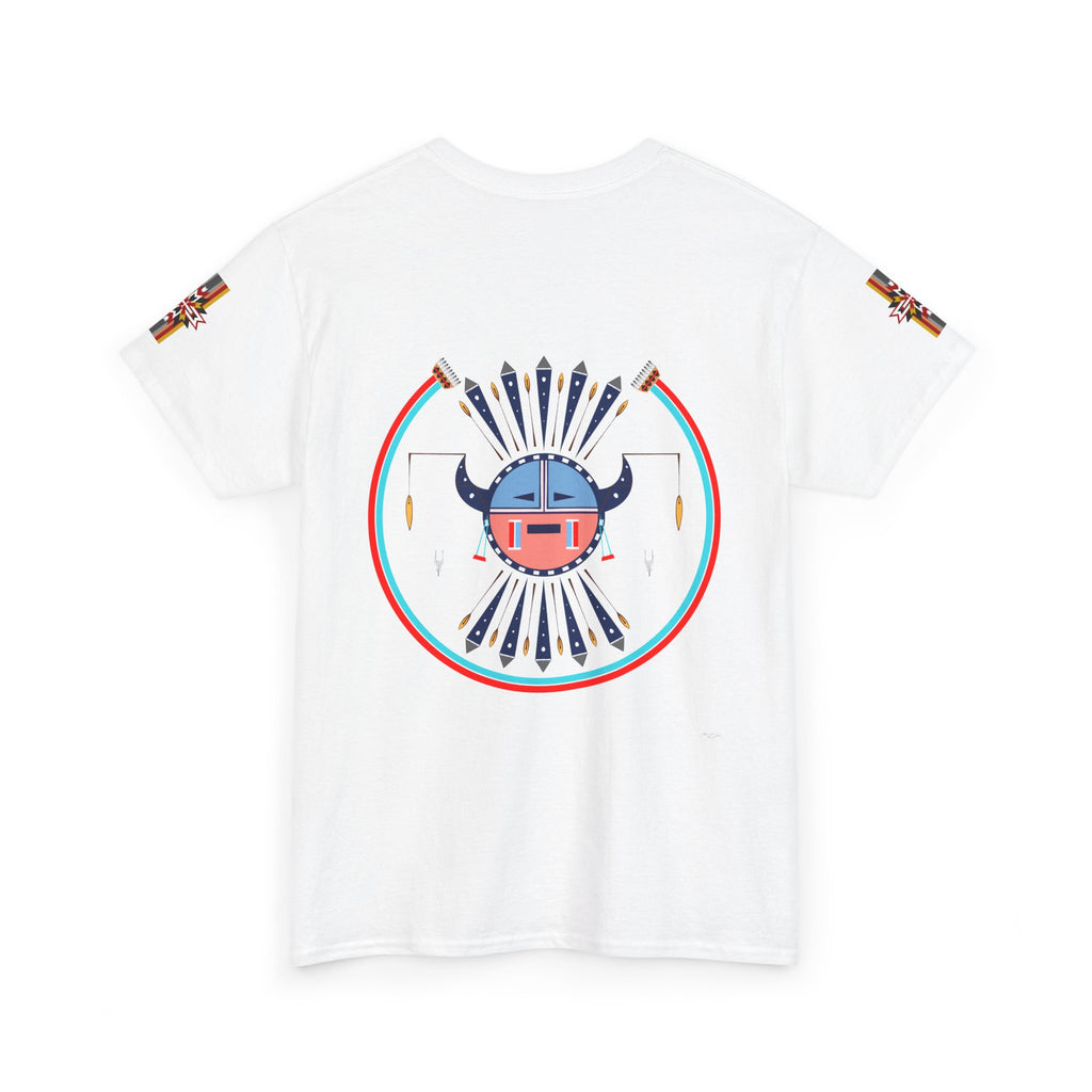 Navajo Moon Crest Tee — Retro Tribal Graphic T-Shirt