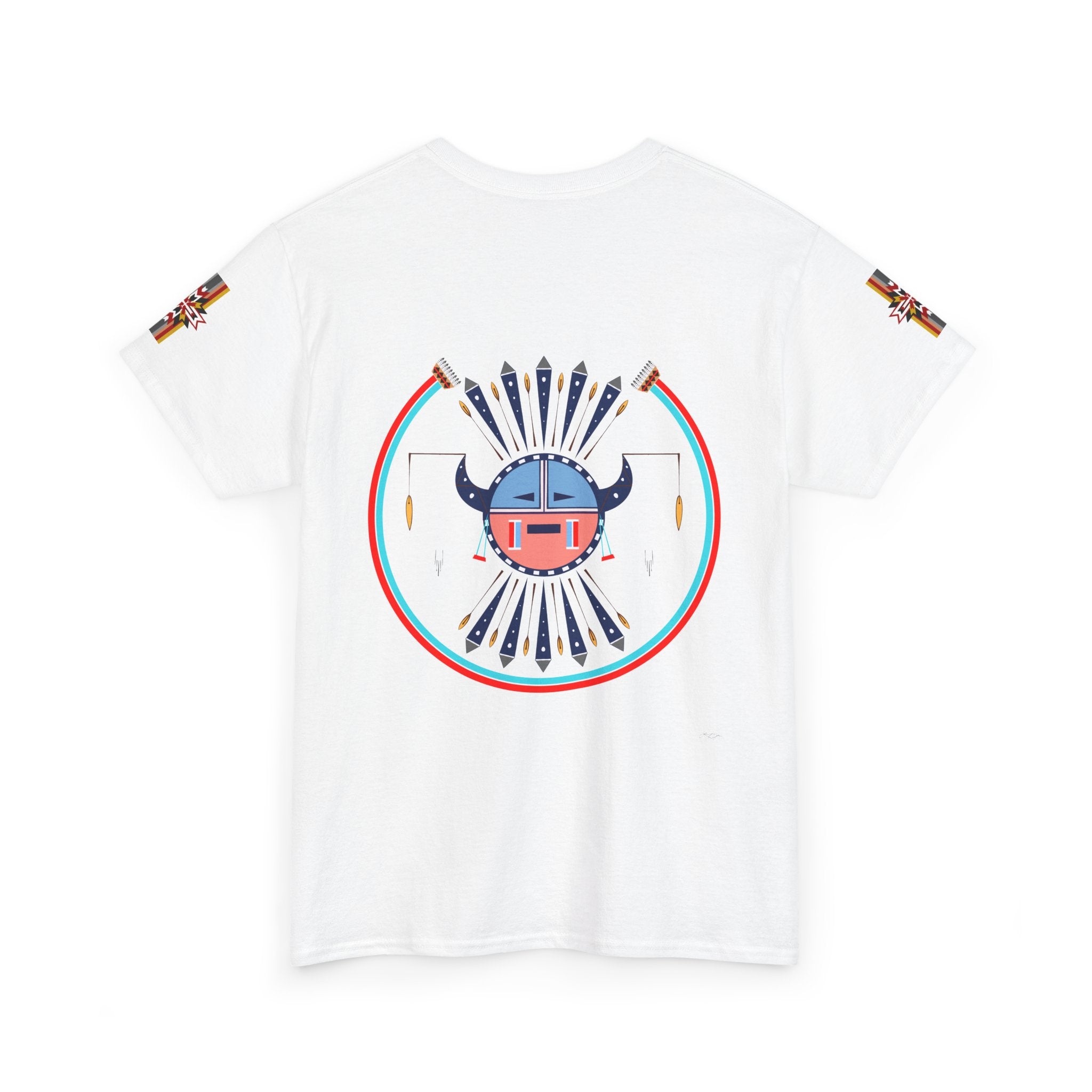 Navajo Moon Crest Tee — Retro Tribal Graphic T-Shirt