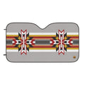 Southwest Star Pattern Car Sunshade — Tribal Stripe Windshield Shade
