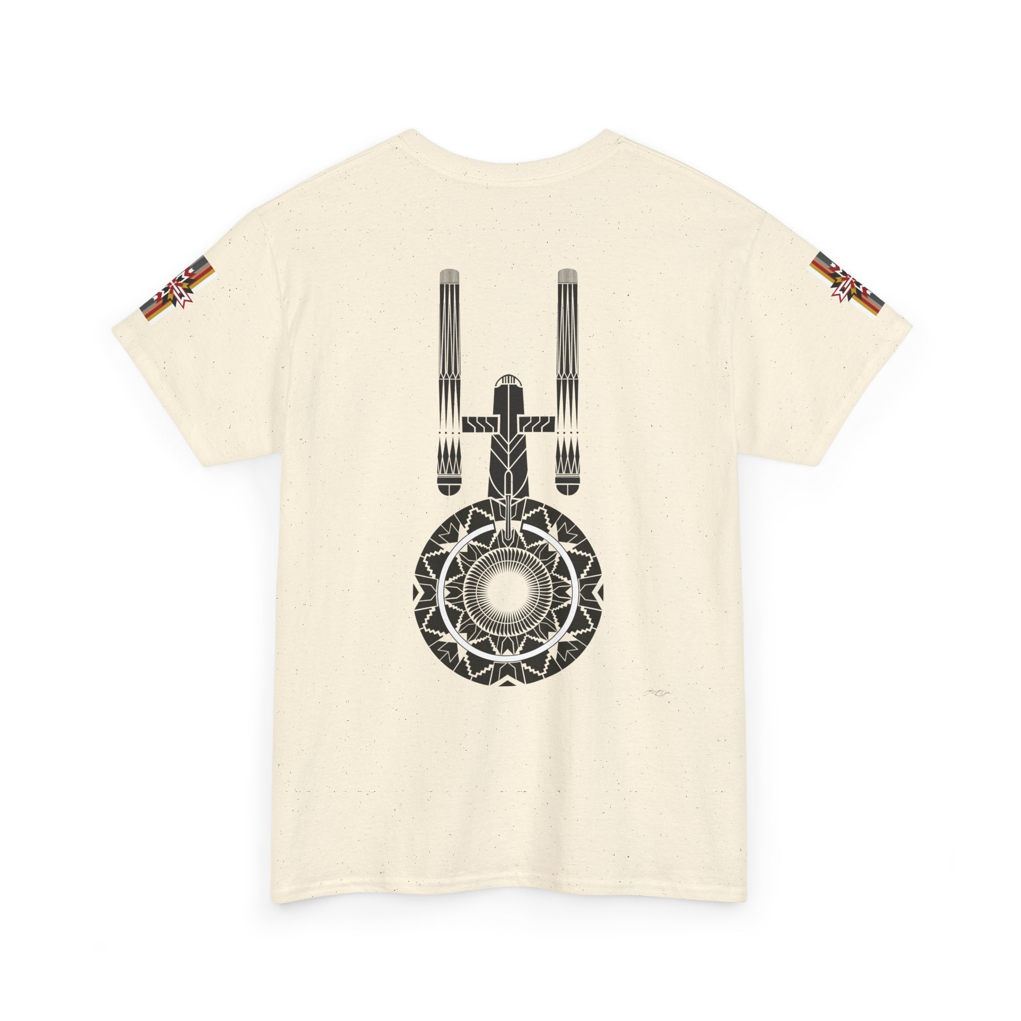 ST Starship Mandala Tee — Geometric Star Trek–Inspired Graphic T-Shirt