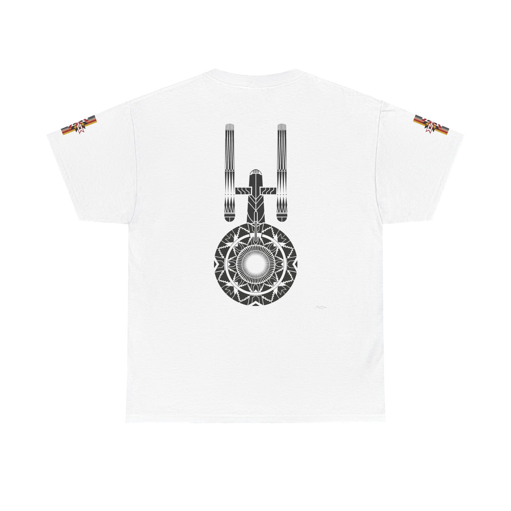 ST Starship Mandala Tee — Geometric Star Trek–Inspired Graphic T-Shirt