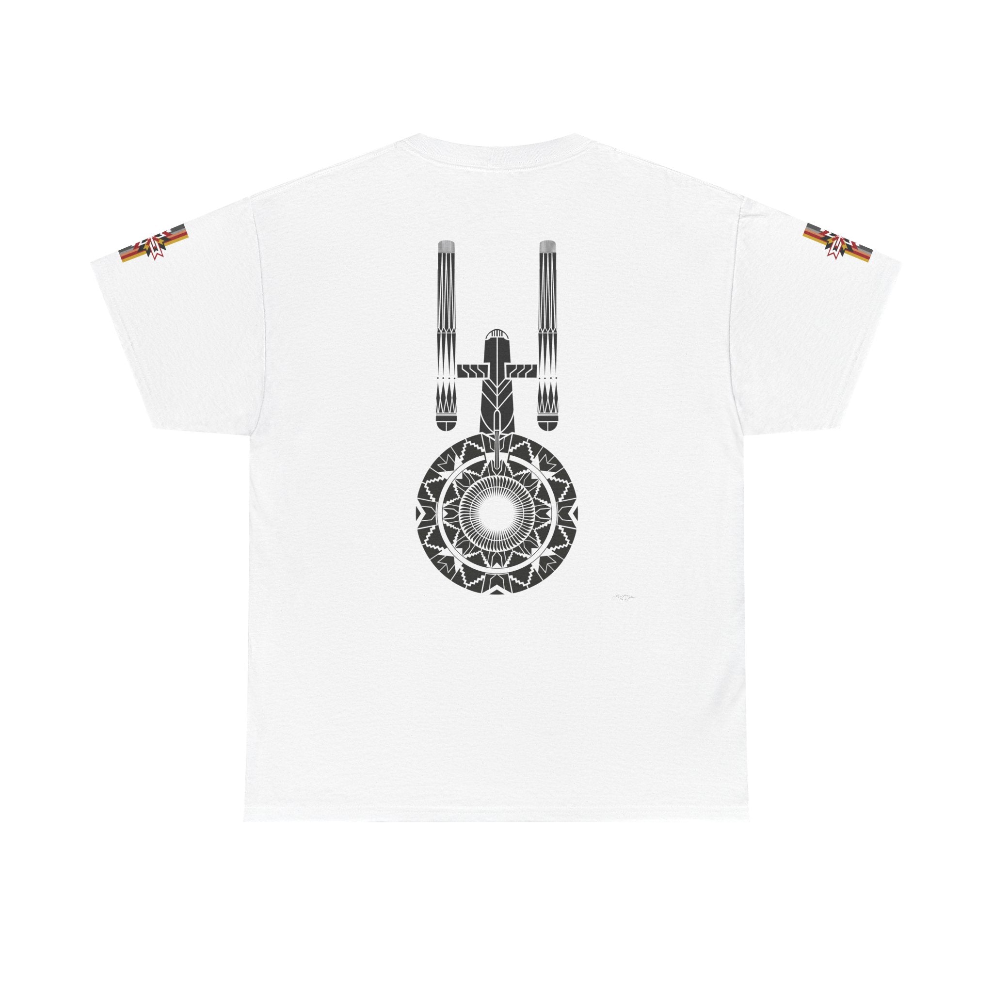ST Starship Mandala Tee — Geometric Star Trek–Inspired Graphic T-Shirt