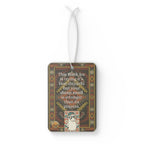 Sheep Pun Car Air Freshener — Humorous Navajo-Inspired Scent Tag
