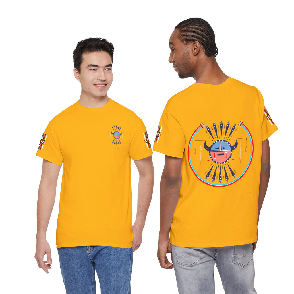 Navajo Moon Crest Tee — Retro Tribal Graphic T-Shirt