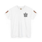 Turtle Graphic Tee — Colorful Tribal Turtle Shell Design
