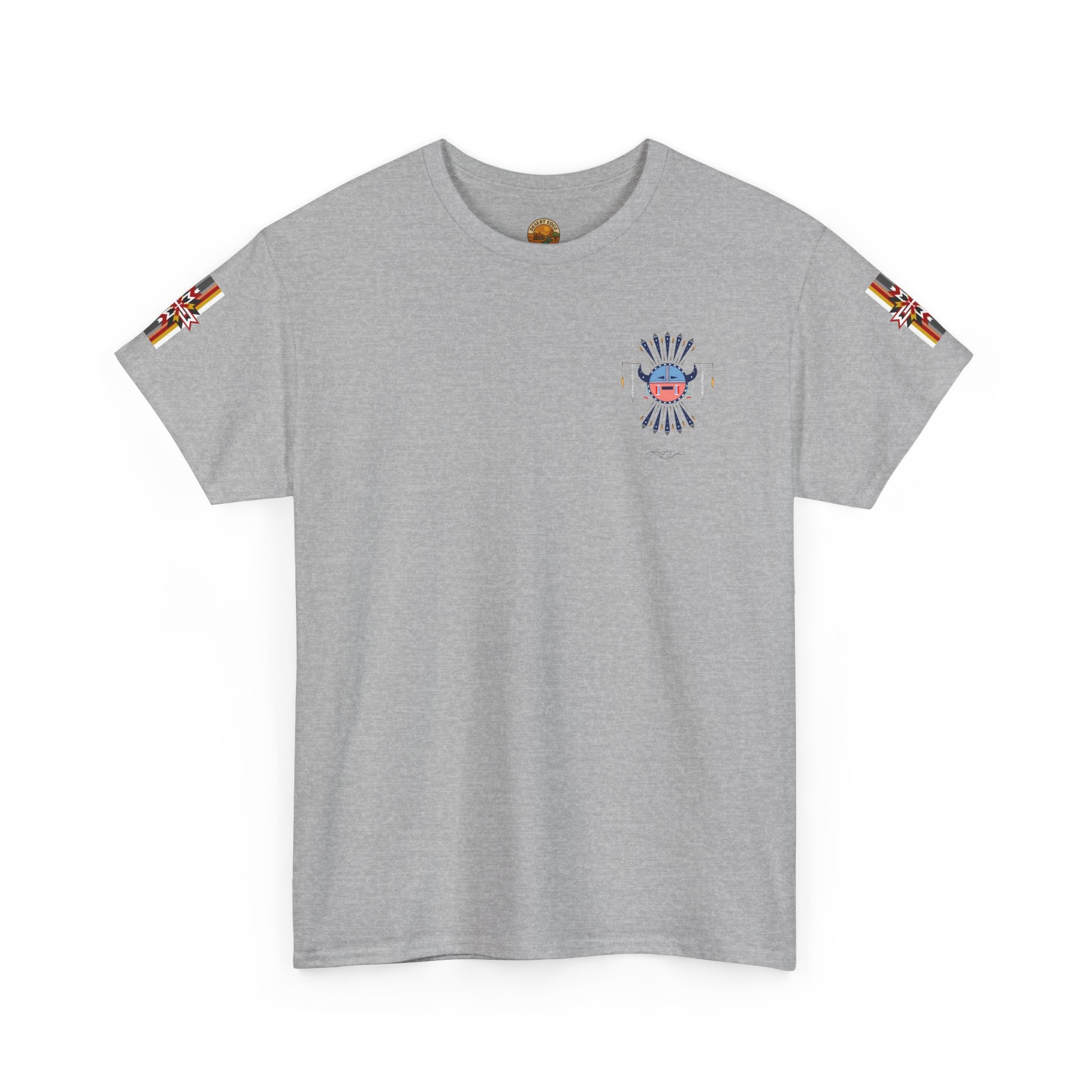 Navajo Moon Crest Tee — Retro Tribal Graphic T-Shirt
