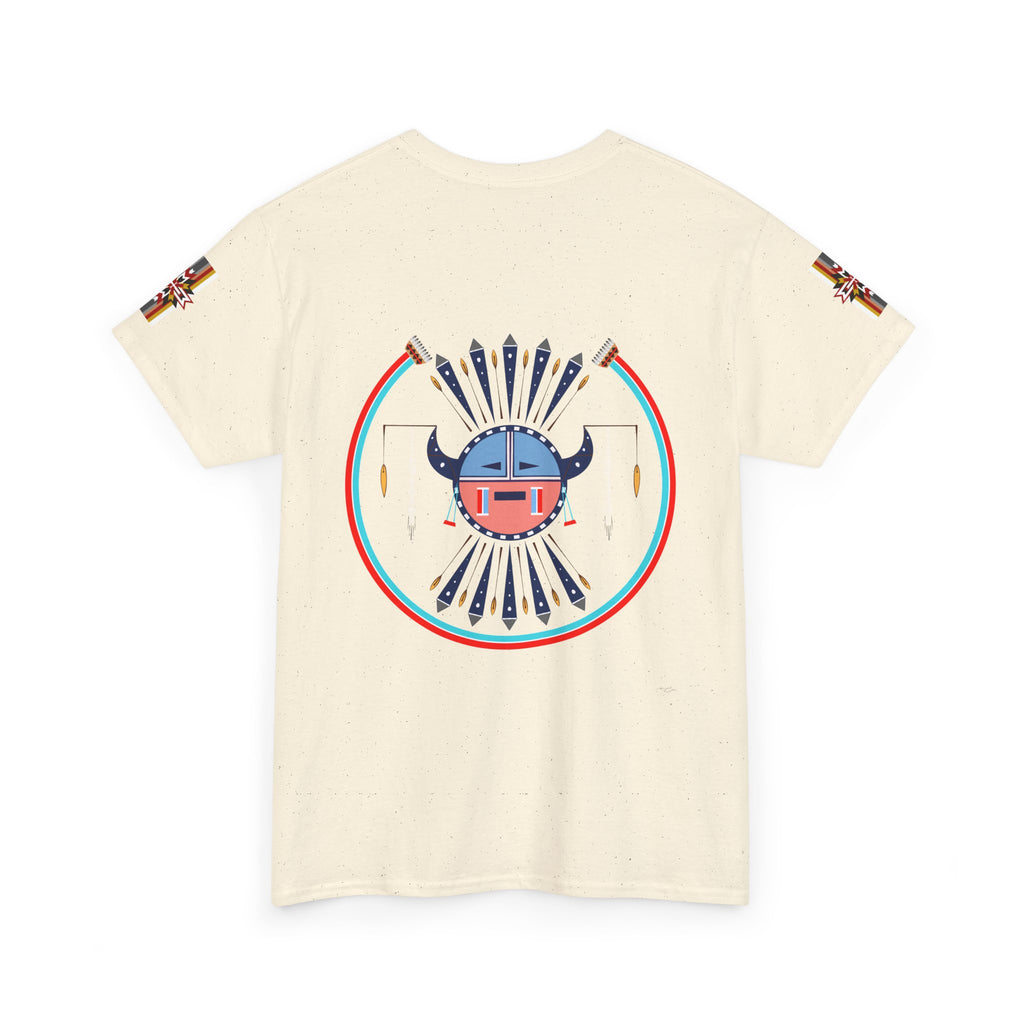 Navajo Moon Crest Tee — Retro Tribal Graphic T-Shirt