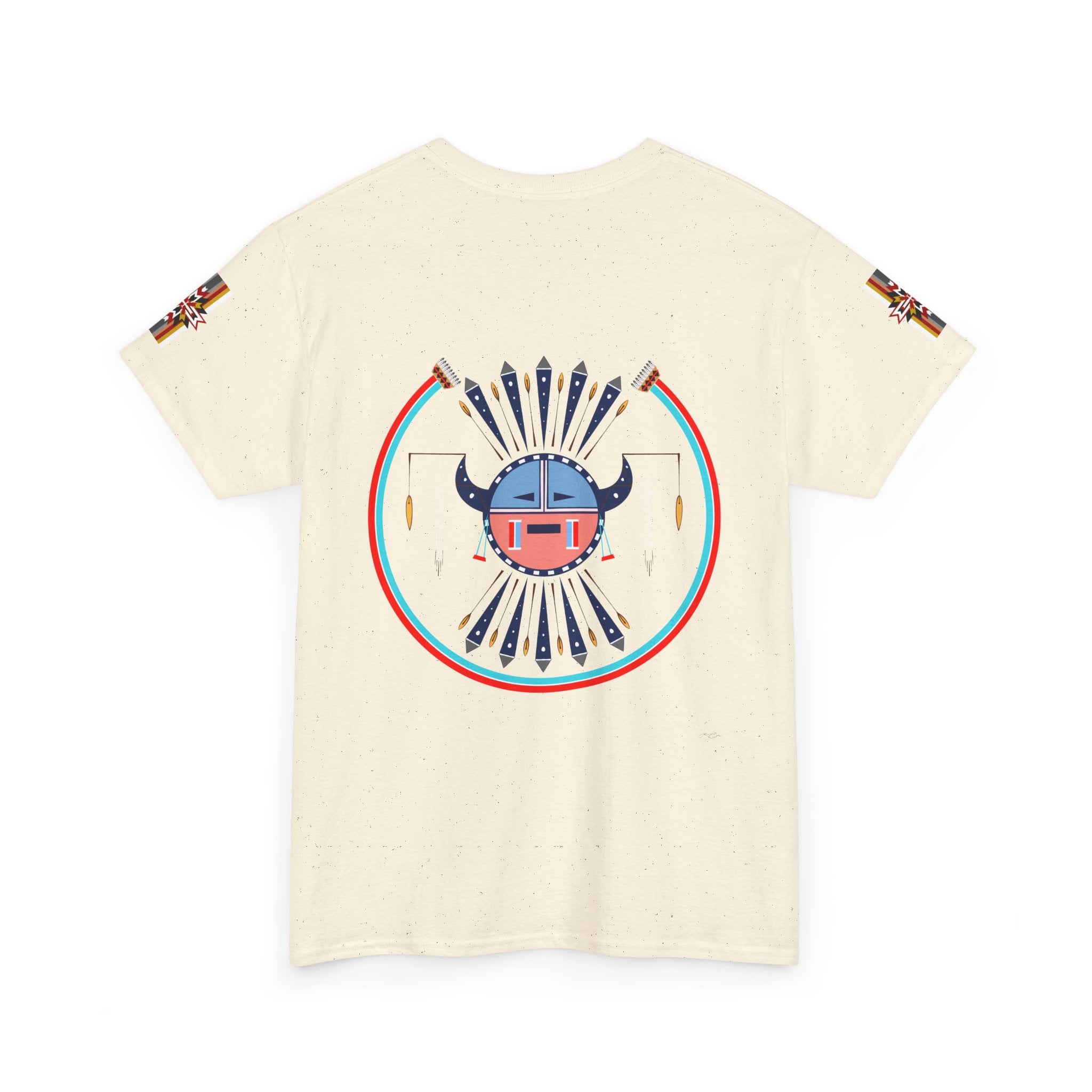Navajo Moon Crest Tee — Retro Tribal Graphic T-Shirt
