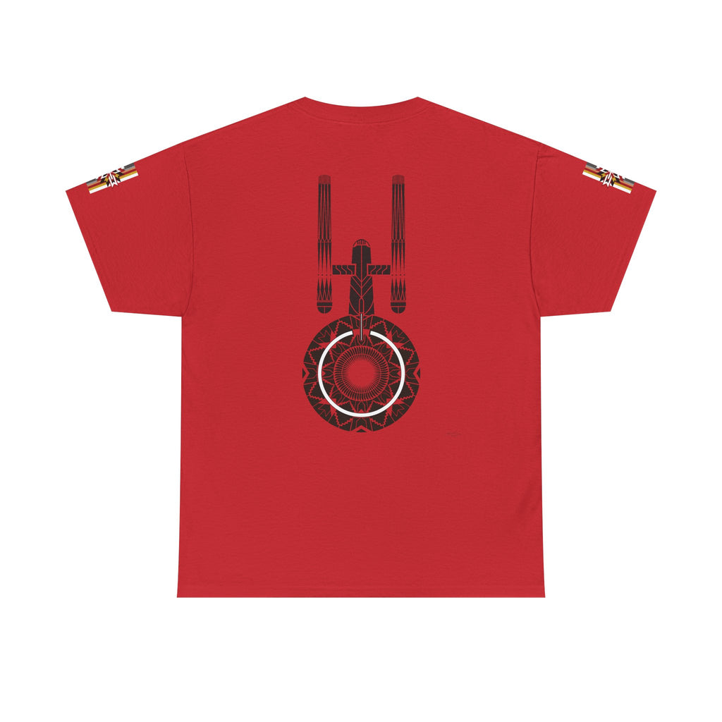 ST Starship Mandala Tee — Geometric Star Trek–Inspired Graphic T-Shirt