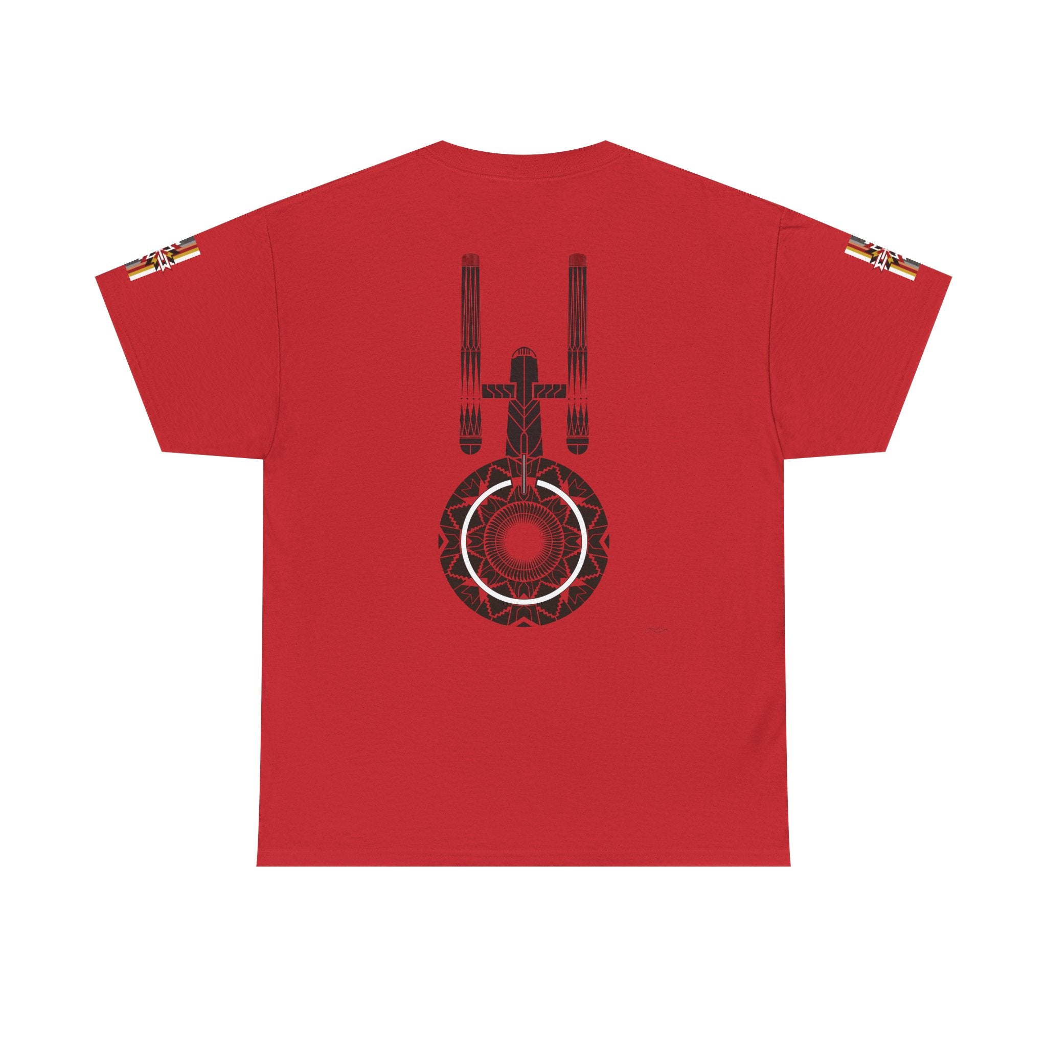 ST Starship Mandala Tee — Geometric Star Trek–Inspired Graphic T-Shirt