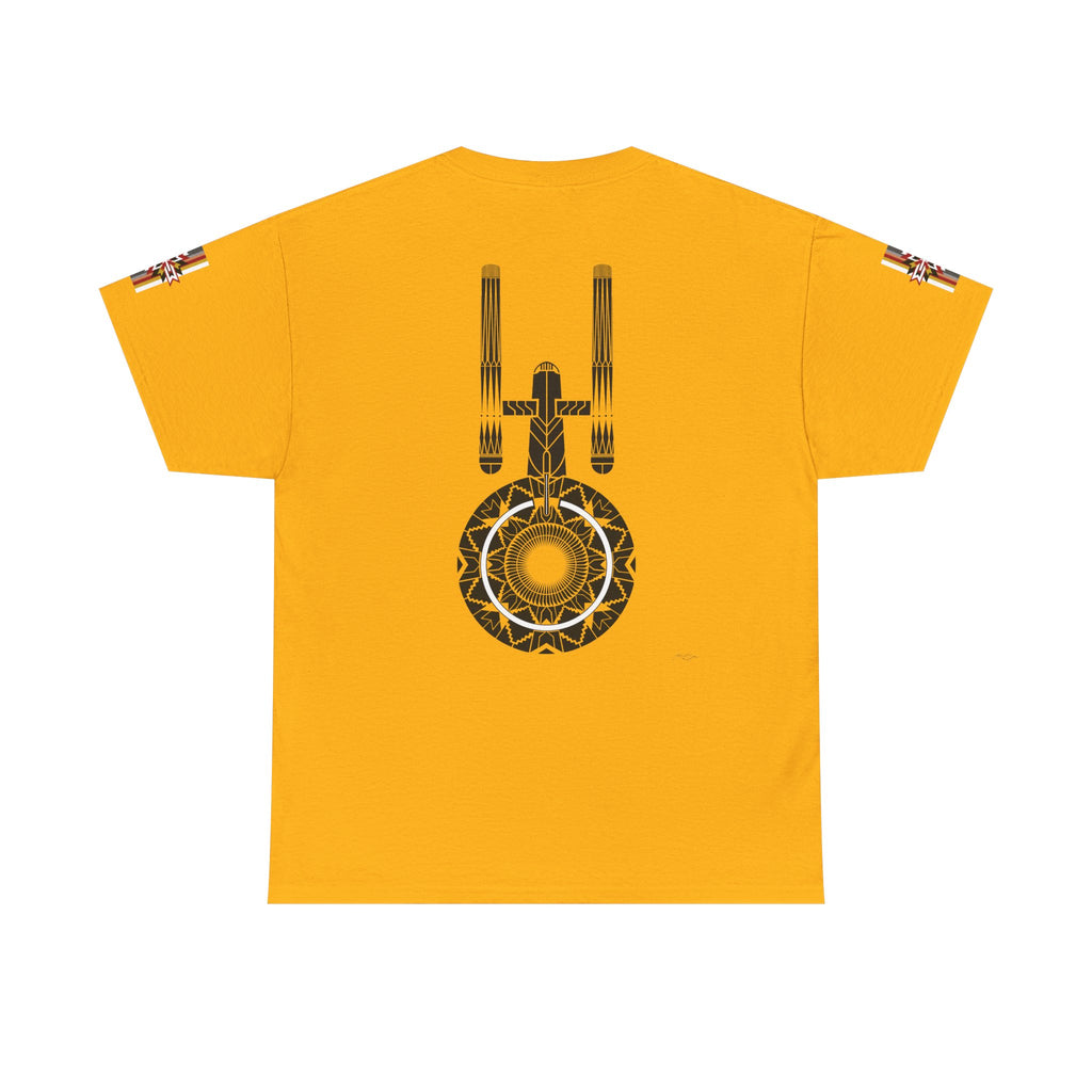 ST Starship Mandala Tee — Geometric Star Trek–Inspired Graphic T-Shirt